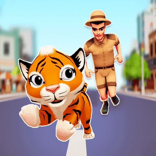 3D Tiger Run GameSnacks