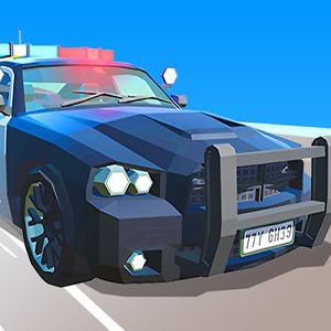 Police Car Line Driving